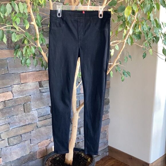 Spanx Jean-ish Black Ankle Leggings S - Picture 4 of 8